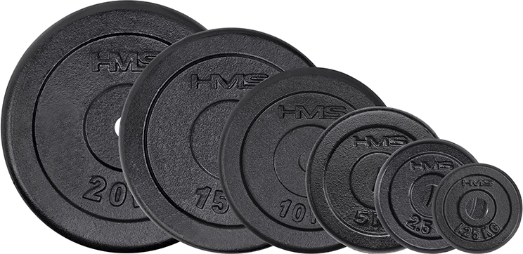 sort støbejerns-skive HMS 2,5 kg