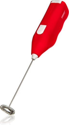 Manuel mælkeskummer Culinaria Red, rustfrit stål