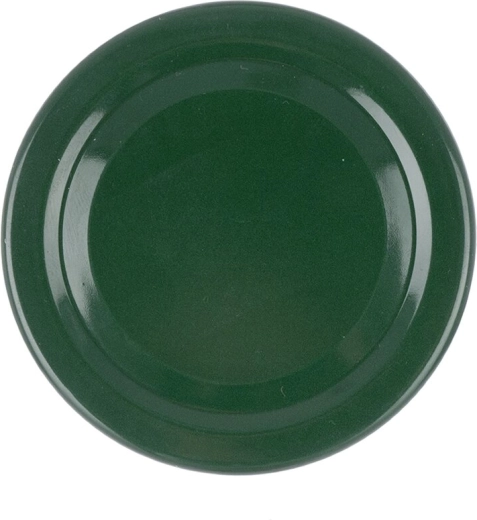 Metallåg twist-off 63 mm grøn (10 stk.)