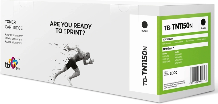 Toner til printer Brother HL-L1240W TB-TN1150N sort - 1 stk