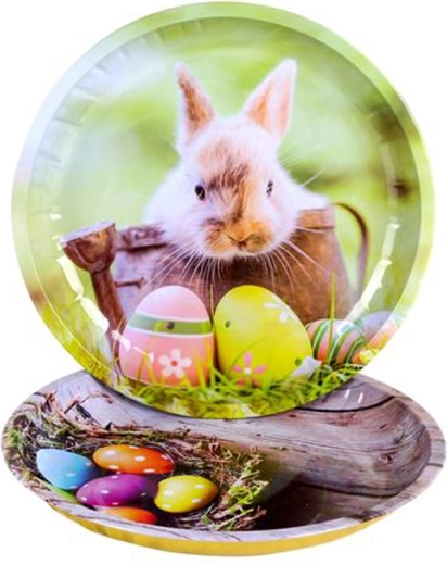 TORO serveringsbakke i metal 26 cm med påskemotiv