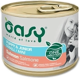 Oasy One Protein Puppy & Junior Small/Mini laksepaté 200 g