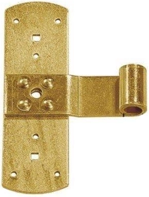 Krydsbeslag 165 × 110 × 3,0 mm, tapdiameter 13 mm, galvaniseret