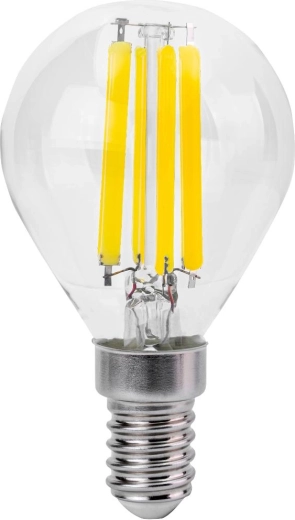 Retlux LED-filamentpære G45 E14 4 W varm hvid