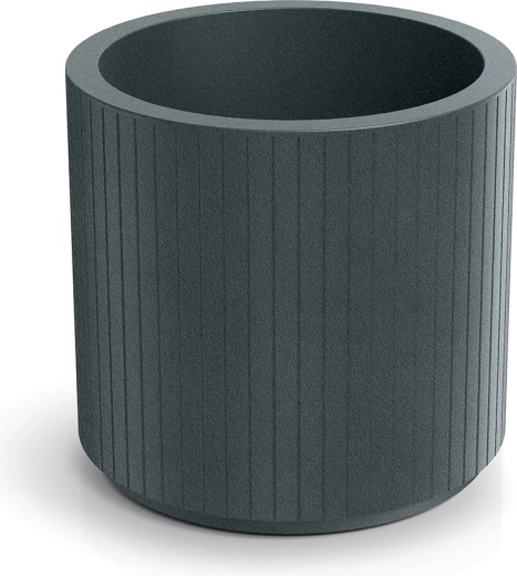 Blomsterkrukke Coro Round 40 cm grafit