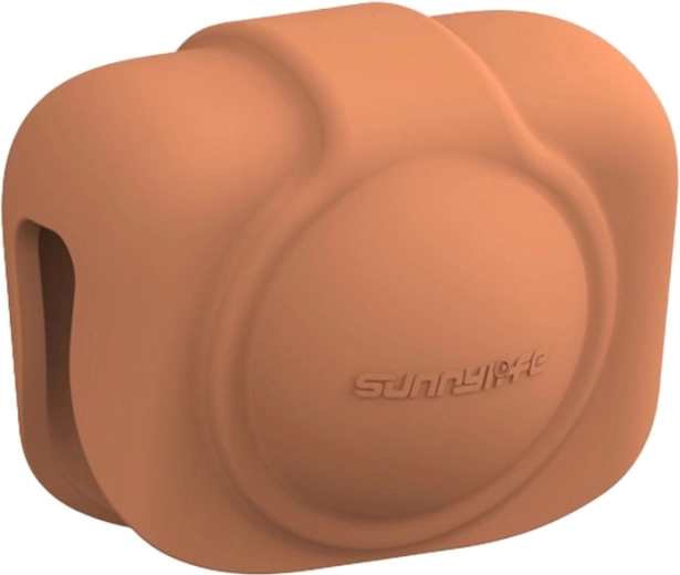 Silikoneobjektivdæksel Sunnylife til DJI Osmo 360 – orange