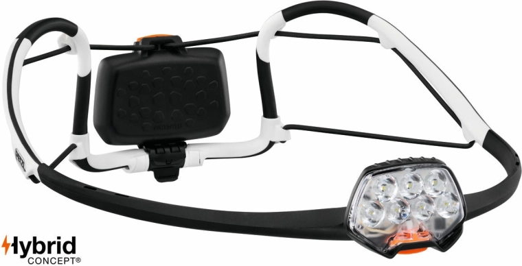 Petzl IKO pandelampe med AIRFIT-rem, sort