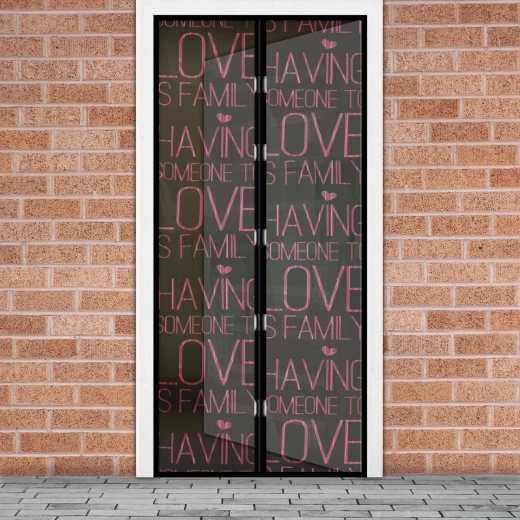 Magnetisk insektnet til dør Love 100 × 210 cm