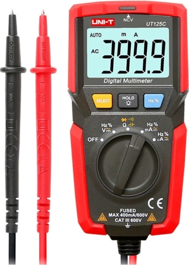 Lomme digitalt multimeter Uni-T UT125C