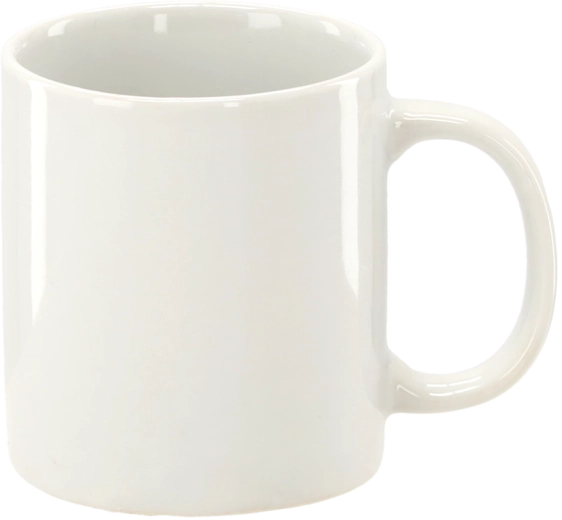 Porcelænskrus 320 ml hvid