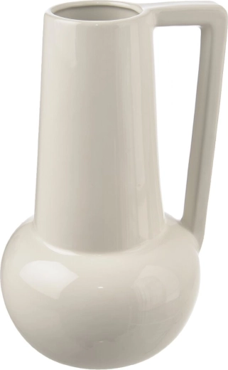 Hvid keramisk vase 33 cm