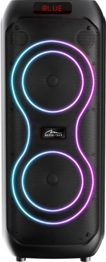 Bluetooth partyhøjttaler MEDIA-TECH Power Audio Max MT3185, 120 W RMS, karaoke, TWS, FM, USB-C