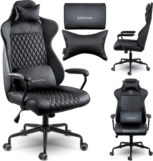 Kontor- og gamingstol Sofotel Werona, sort