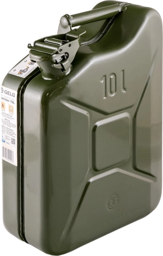 Metalbrændstofdunk 10 l