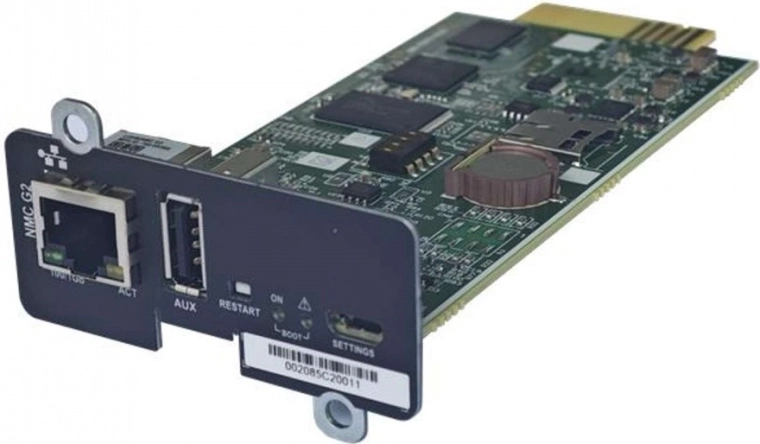 PowerWalker SNMP-modul 1 Gbps til UPS-serie RT/RTG/IoT PF1 6–10 kVA TGB/TGS - 1 stk.
