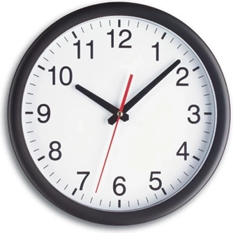 Analoge vægure TFA, sort-hvid