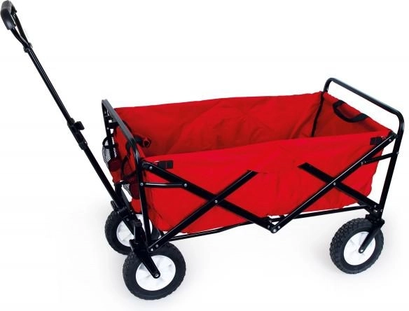Sammenklappelig firehjulet vogn med bæreevne på 70 kg