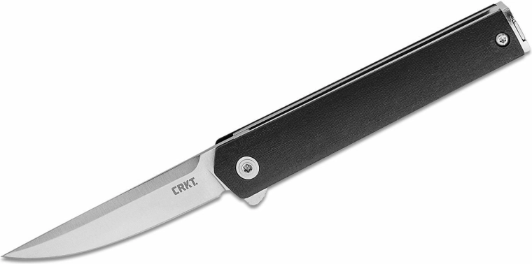 CRKT CEO Compact Black lommekniv, 6,6 cm, sort, GRN