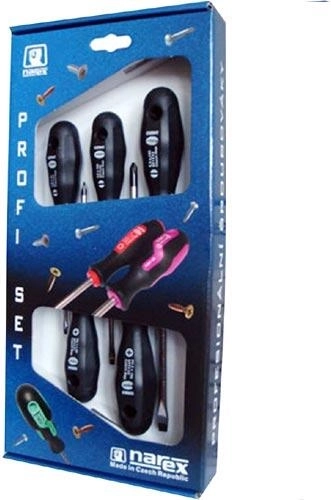 Sæt med krydskærvsskruetrækkere PROFI PHILLIPS, 5 dele