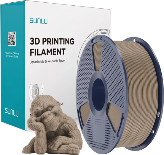 Sunlu Wood filament til pro 3D-print (træeffekt)
