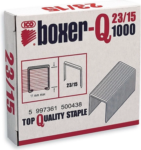 Hæfteklammer 23/15 galvaniserede, 1000 stk.