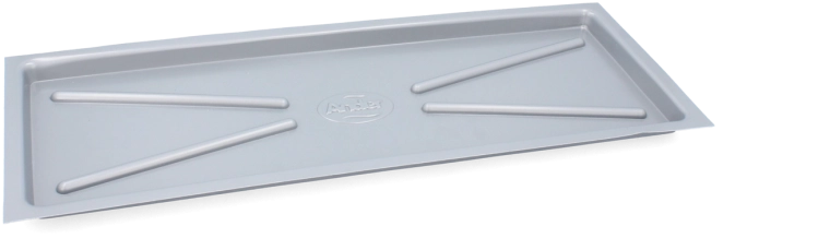 Plastik drypbakke under opvaskestativ 50 cm, grå