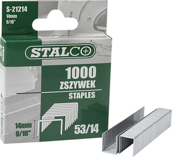 Hæfteklammer til hæftepistol 6 mm type A STALCO (1000 stk.)