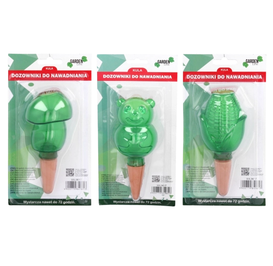 Dekorativ selvvandende vanddispenser til planter – mix af former