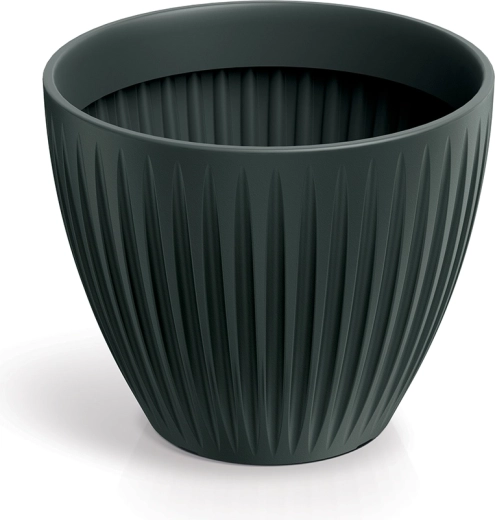 Blomsterkrukke Latia Round antracit 40 cm