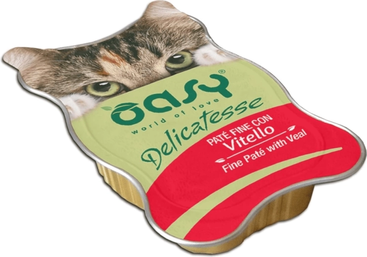 Oasy Delicatesse kalvepaté til katte 85 g