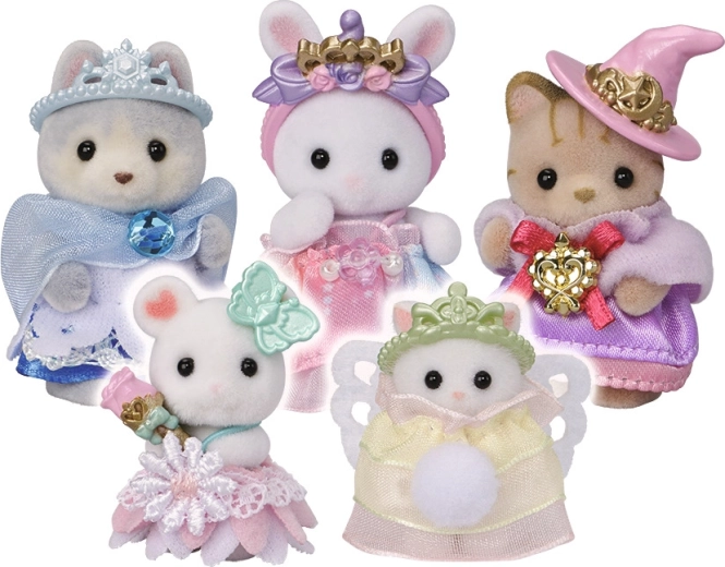 Babyprinsesser sæt med 5 figurer