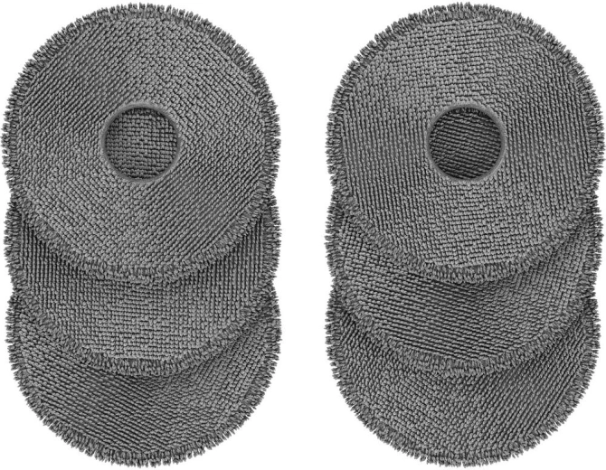 Mikrofibermoppeklude Sencor SRX 9602 til SRV 9690WH – 6 stk.