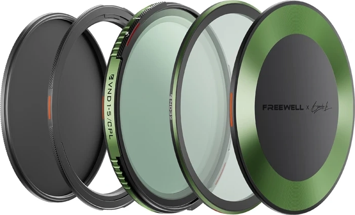 Sæt med variable Freewell Brandon Li ND/CPL-filtre 82 mm