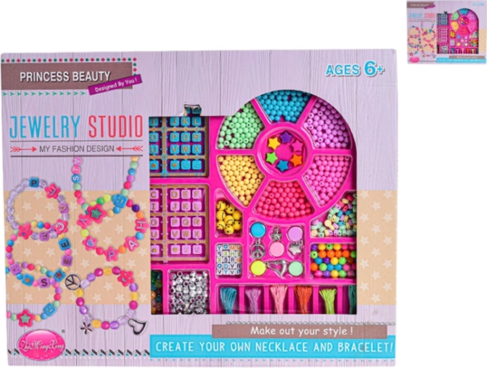 Sæt til fremstilling af armbånd i metaldåse til børn