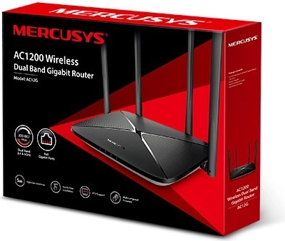 Dualbåndet Gigabit Trådløs Router Mercusys AC12G