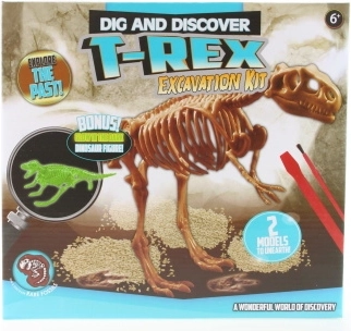 Udhugningssæt glødende dinosaur T‑Rex