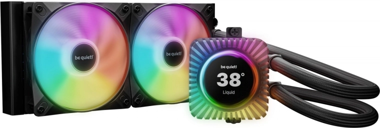 be quiet! Light Loop IO LCD 240 mm sort vandkøling til processor