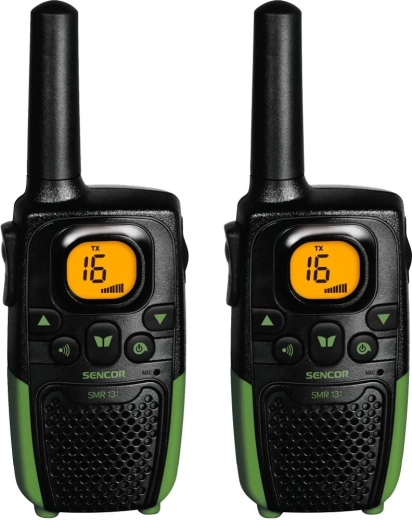 Sencor-sæt med to walkie-talkies med en rækkevidde på op til 7 km