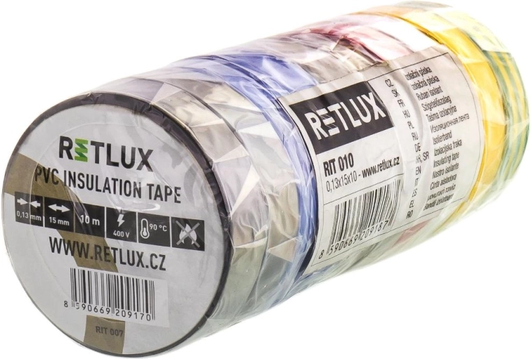 RETLUX isoleringstape af PVC, 10 stk.
