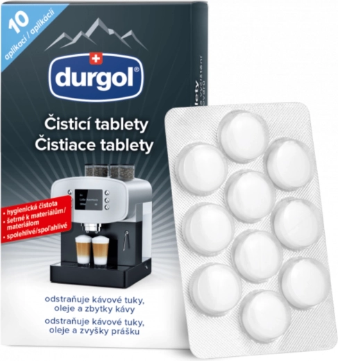 Durgol rengøringstabletter til alle kaffemaskiner 10 stk.