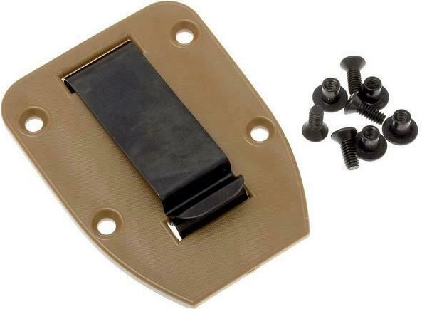 ESEE Clip Plate-klemme til skeder model 3 og 4, brun