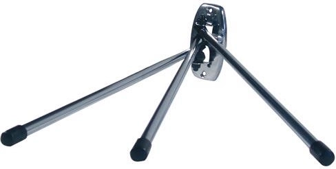 Trehjernet håndklædetørrer, krom