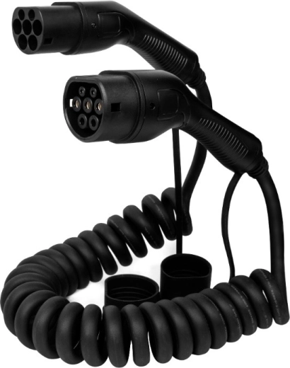 Spiralkabel til opladning Type 2 Defenzo Spiro AC 11 kW, 5 m