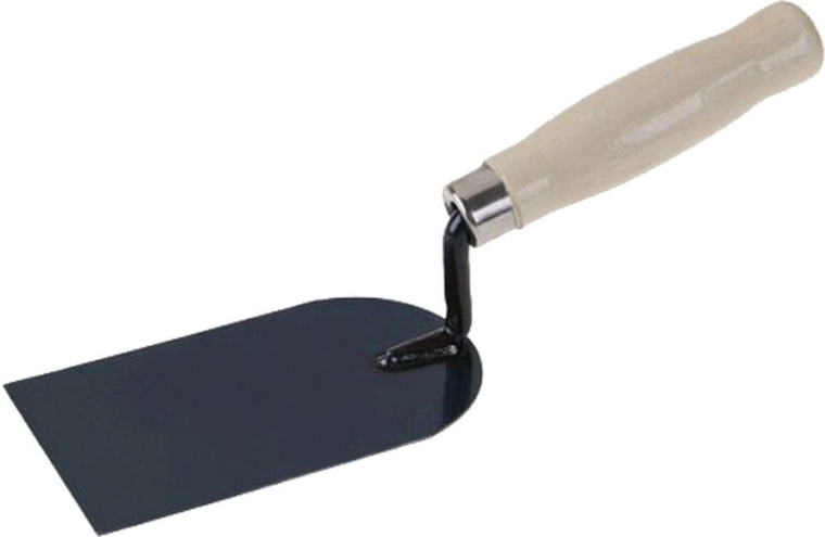 Udfyldningsske 140 × 80 mm med træhåndtag