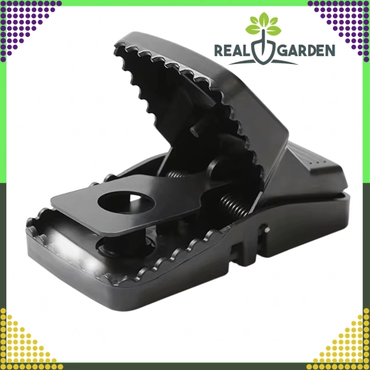 Sæt med 4 plastfælder til mus og rotter med guillotinmekanisme