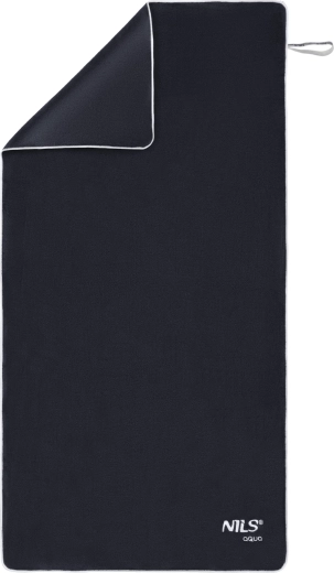 Frotté mikrofiberhåndklæde NILS Aqua NAR14 sort 160 × 80 cm