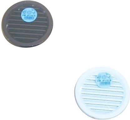Ventilationsrist i plast med net 110 mm – Brun