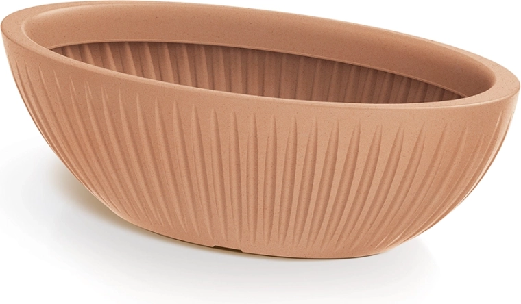 Plantekrukke Latia Oval 58 cm terrakotta