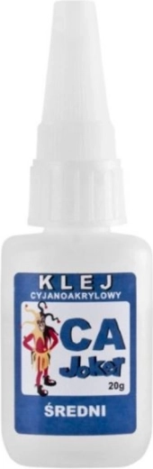Joker cyanoakrylatlim CA medium 20 g med nålelukning
