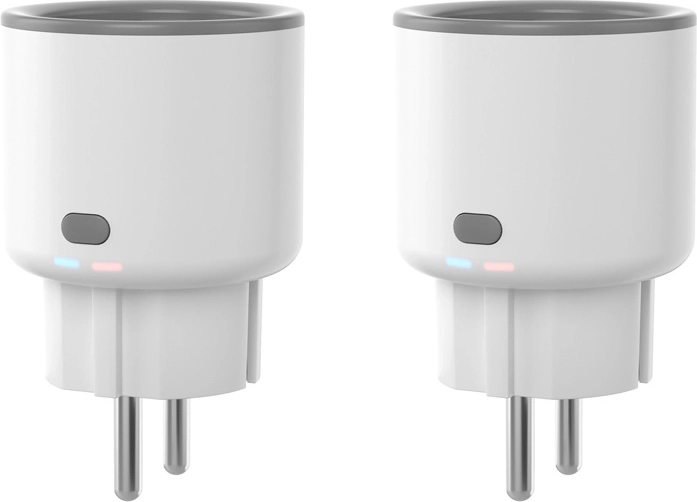 Smart stikdåse SONOFF S60 Zigbee, energimåling, 16 A, sæt med 2 stk.